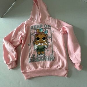 LOL SurpriseLight Pink Pullover Hoodie -‎ Size 6X.